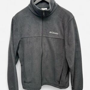 Columbia Charcoal Full-Zip Fleece Jacket